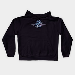 galaxy cat Kids Hoodie